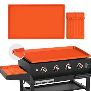 Full-Edge 36" Blackstone Silicone Griddle Cover & 16" Silicone Spatula Mat New!